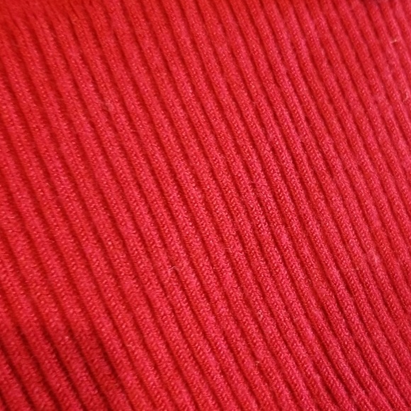 Sexy red sweater with sparkly buttons size L - Picture 5 of 8